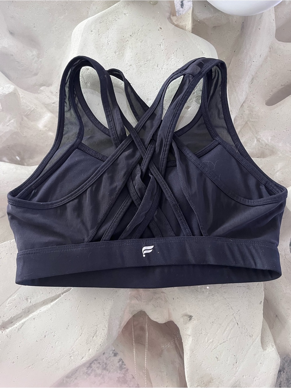 Black Strappy Sports Bra - Performance Comfort🖤FABLETICS SPORTS BRA S🖤